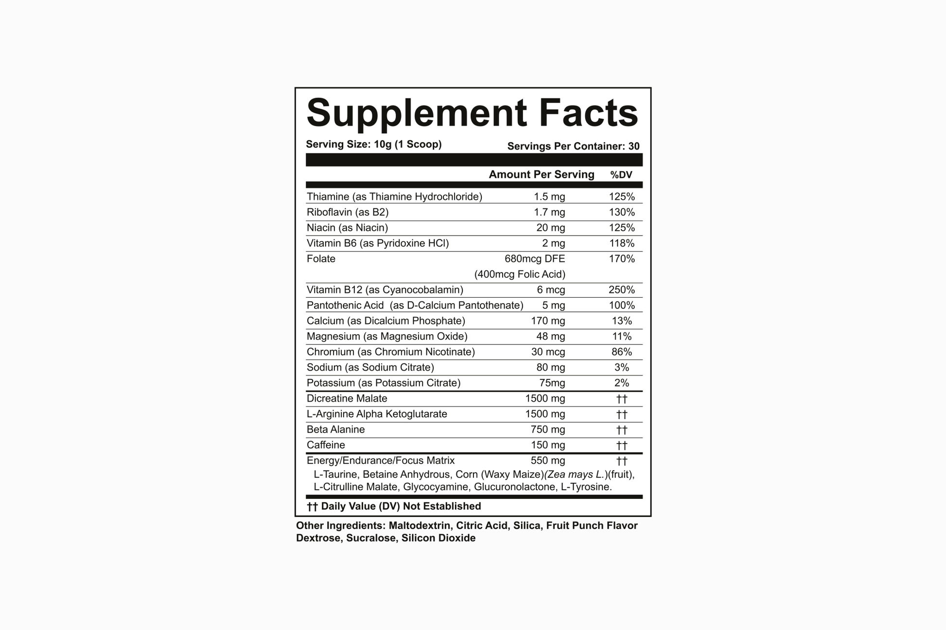 Nitric Shock Pre - Workout (Fruit Punch) - MaxFuel