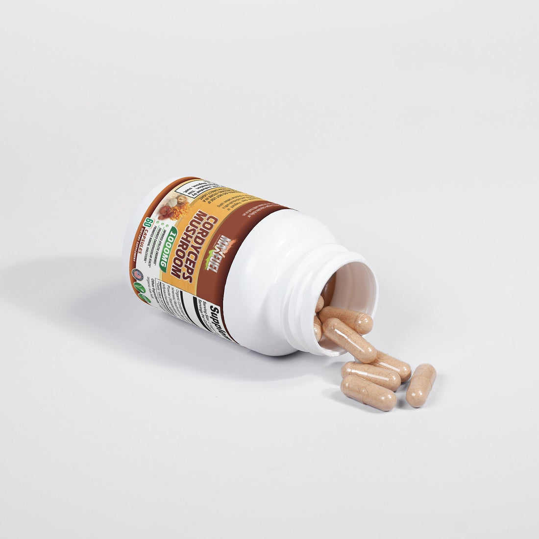⚡ Cordyceps Mushroom: Natural Energy, Endurance & Vitality from the Himalayas - MaxFuel