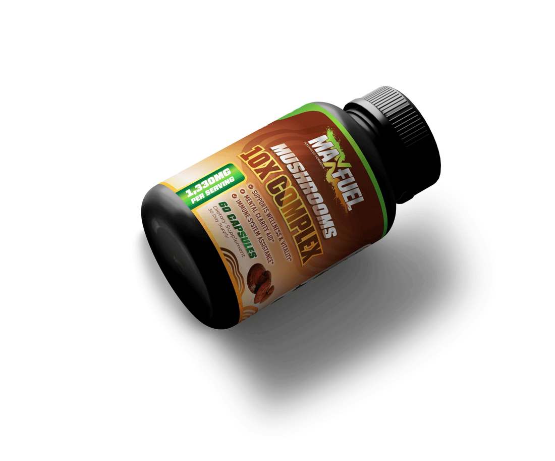🍄 Mushroom 10X: The Ultimate Adaptogenic Blend for Immunity, Focus, Energy & Resilience - MaxFuel