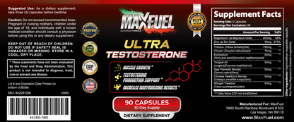 Ultra Test Natural Testosterone Support