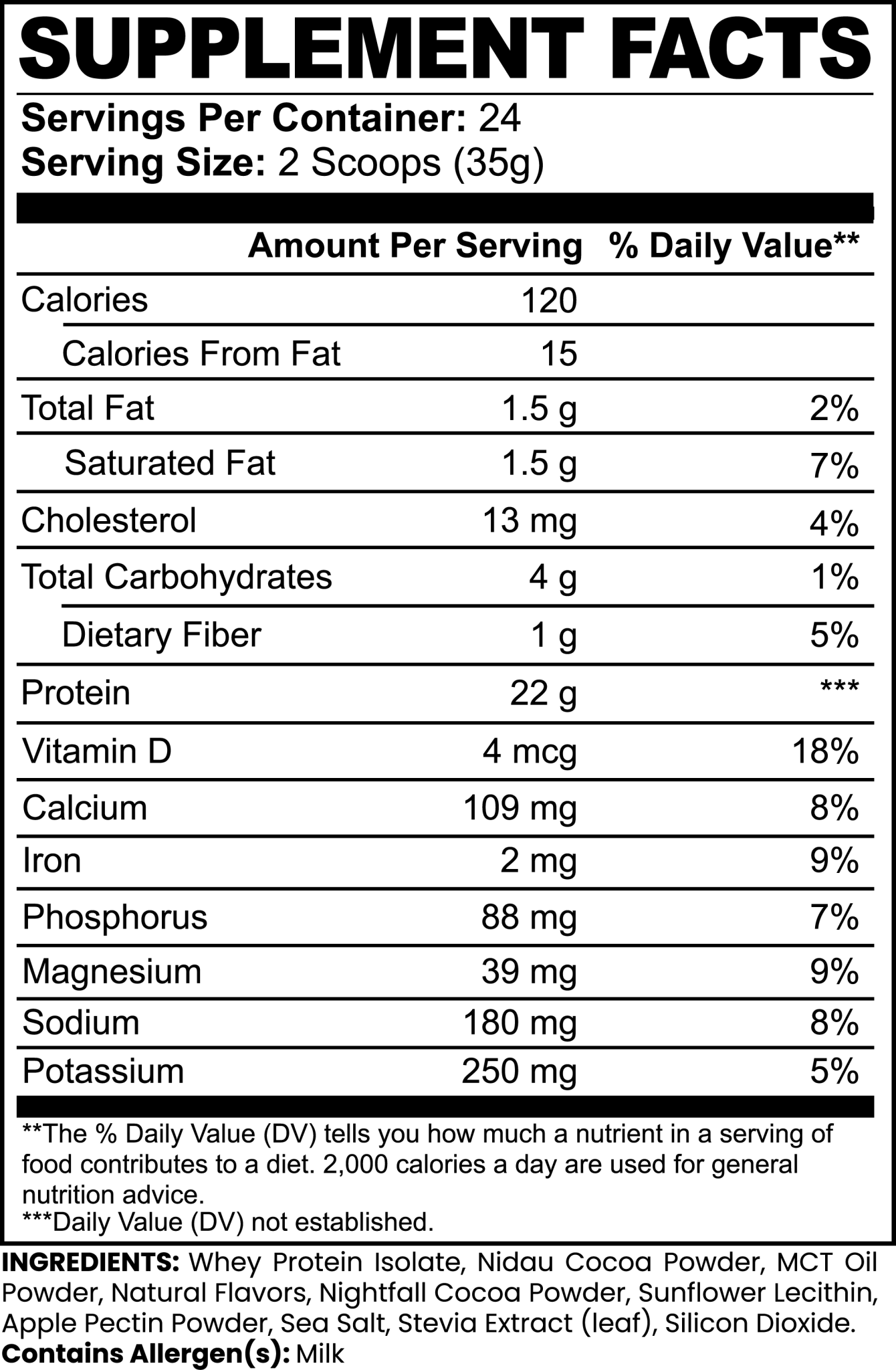 Advanced 100% Whey Protein Isolate (Chocolate) - MaxFuel