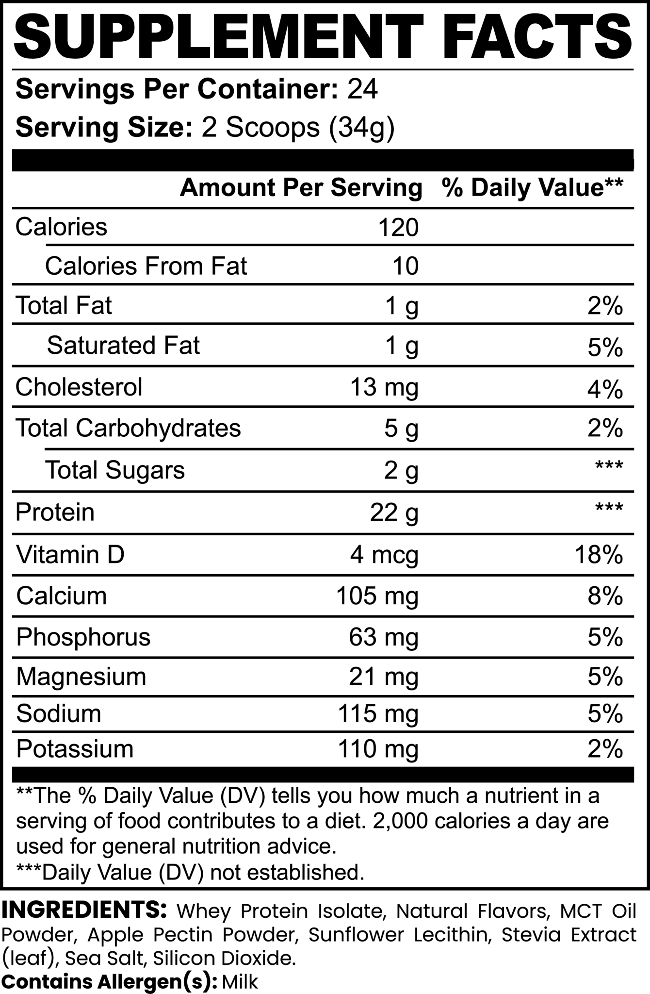 Advanced 100% Whey Protein Isolate (Vanilla) - MaxFuel