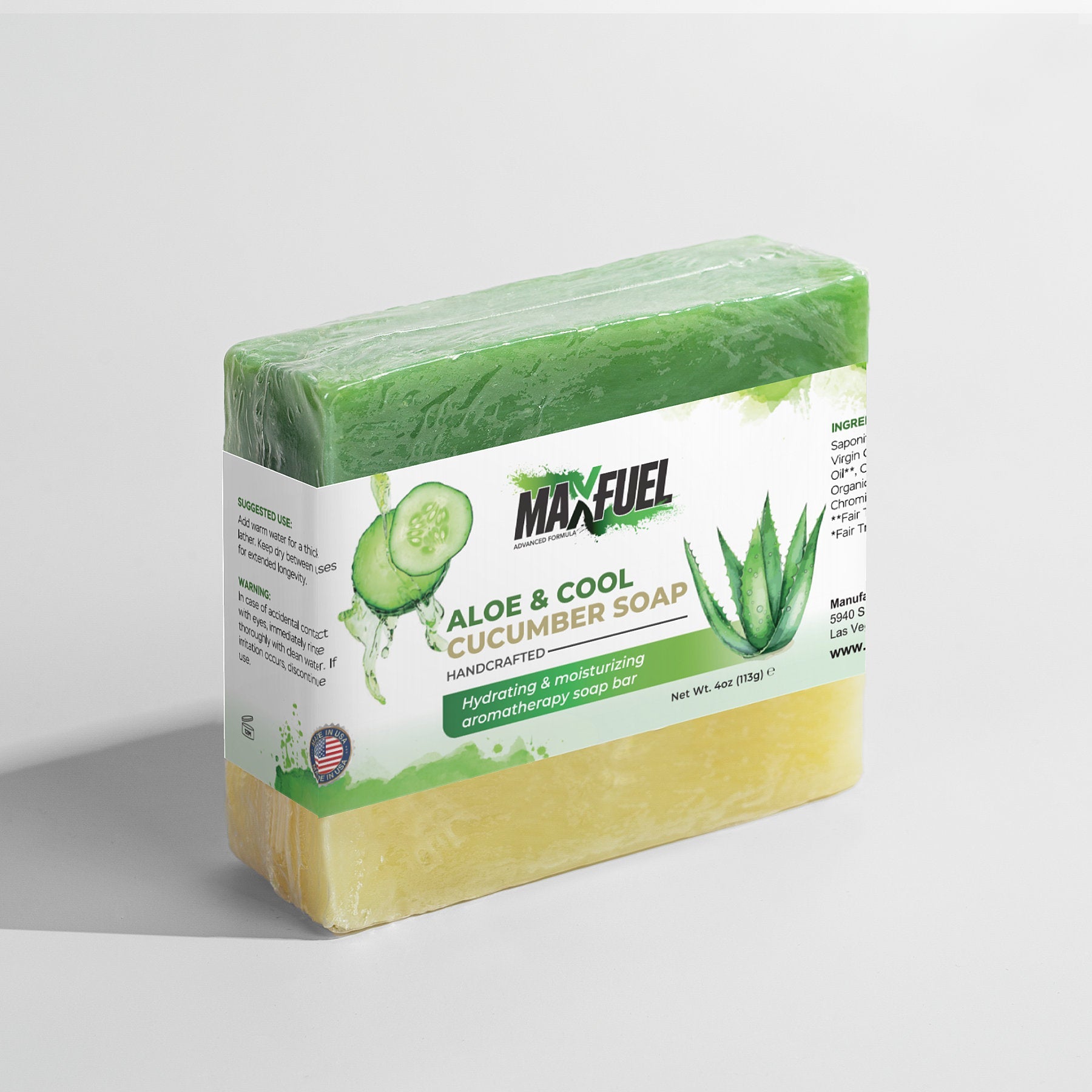 Aloe & Cool Cucumber Soap - MaxFuel