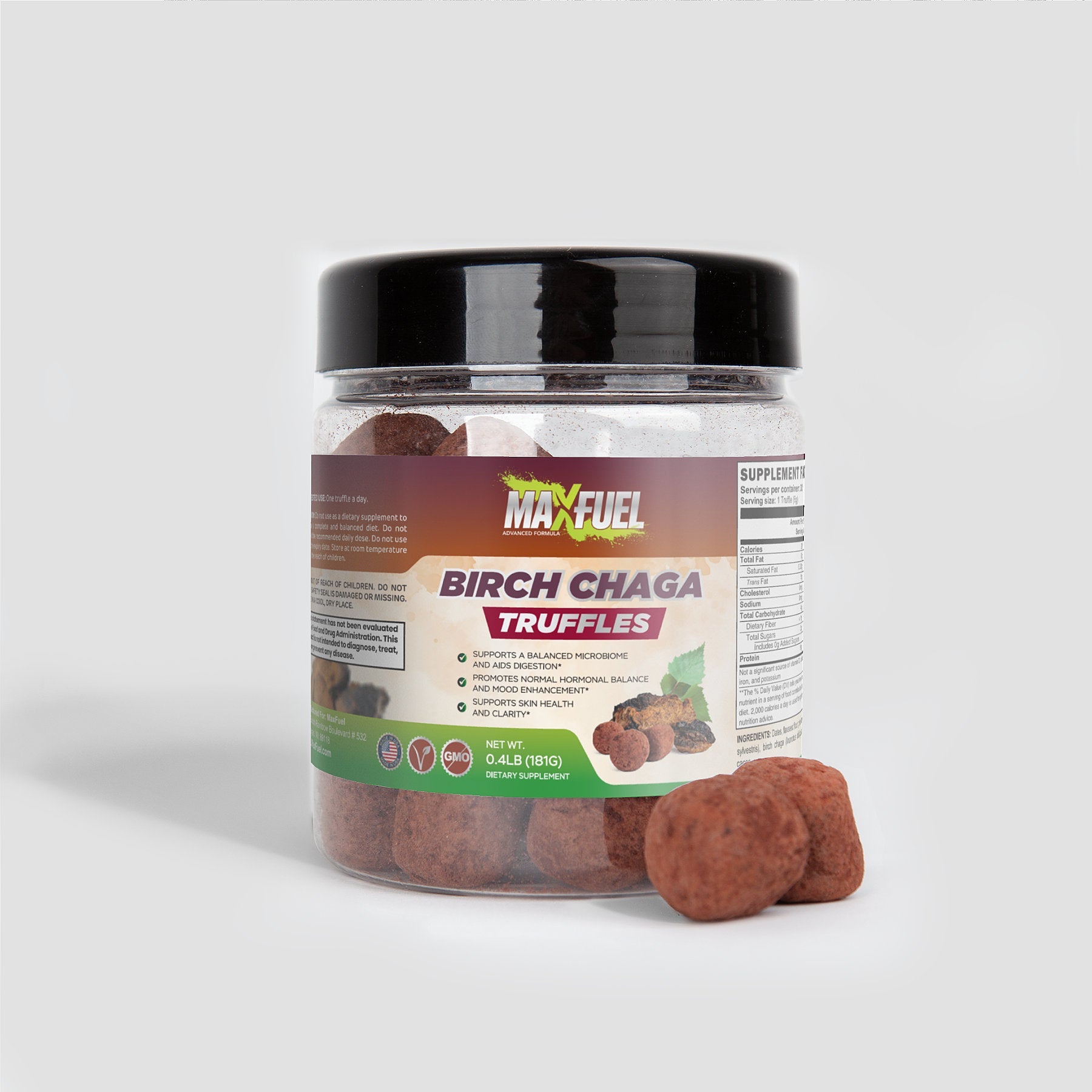Birch Chaga Truffles - MaxFuel