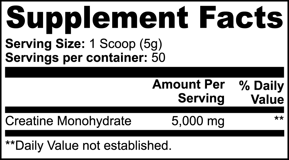 Creatine Monohydrate - MaxFuel
