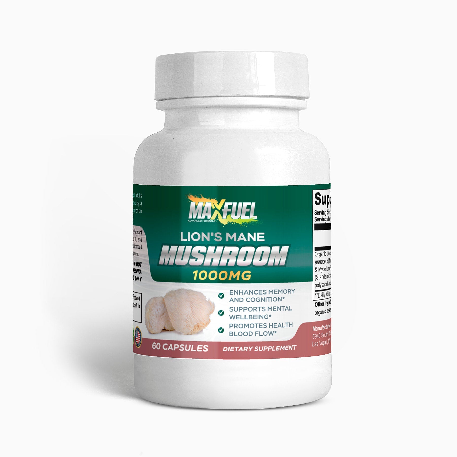 Lion's Mane Mushroom - MaxFuel