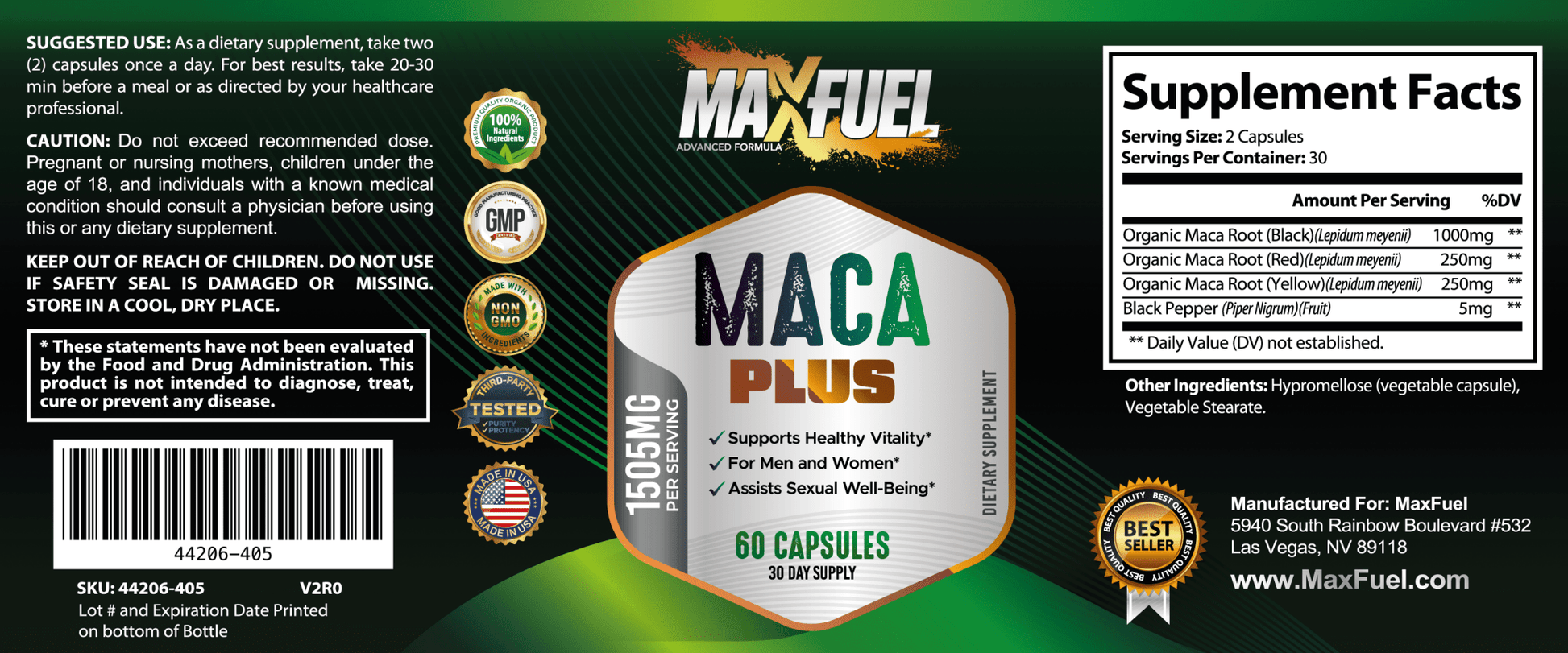 Maca Plus - MaxFuel