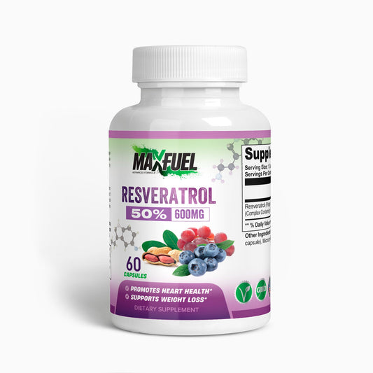 Resveratrol 50% 600mg - MaxFuel