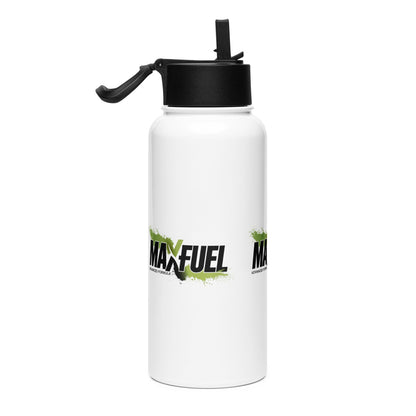 Stainless steel water bottle with a straw lid - MaxFuel