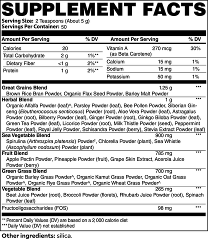 Ultra Cleanse Smoothie Greens - MaxFuel